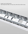Close-up of double layer ball bearings on 2 Pack 200mm Drawer Slide With 27mm Width 3 Section Full Extension for smooth travel