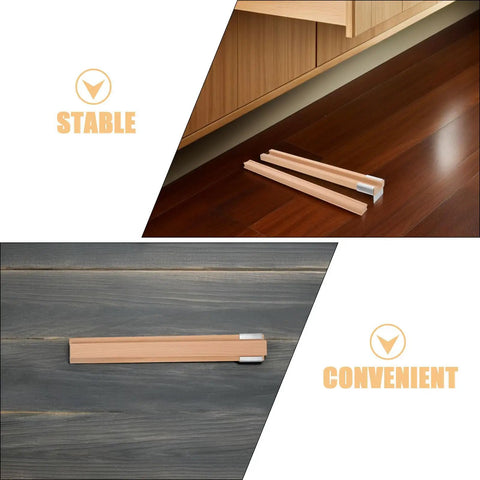 6 Sets Wood Center Mount Drawer Slides With Metal Bracket Replacement For Furniture And Bedrooms showing stability and convenience