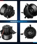Front HVAC Heater Blower Motor Fan For Audi A4 A5 Q5 S4 S5 Quattro Hassle Free Climate Control Assembly Crisp Cabin Airflow 2008 To 2016.