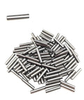 Top Shelf Pro Steel Hex RC Wheel Hub Nut 100 Piece Durable Heavy Duty Replacement Fasteners 2X10mm Scale Drop In Fit For 1/10 1/14 1/16 RC Car Modifications, steel hex pins, bulk pack.