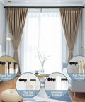 Room showcasing Heavy Duty Extra Long Curtain Rods Ten To Fourteen Point Two Feet 1 Inch Metal Drapery Pole with curtain styles.