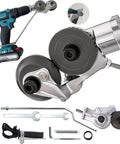 Heavy Duty Drill Nibbler Attachment For Electric Drills Sheet Metal Cutter Tool Adapter with accessories overview