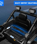 Awesome 12V Kids Electric Ride On Truck With Remote Control Dual 35W Motors seat with safety belt and easy entry seating