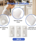 285219 Washer Suspension Pad Kit Replacement for Top Load Washers Replaces 285219 62568 AP3094373 PS334456 AH334456, 3 white ABS pads