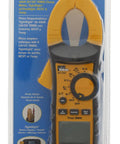 Job Site Ready Pro Grade TightSight 61-747 Digital Clamp Meter in packaging, 400 Amp 600 Volt range, dual backlit displays, flashlight
