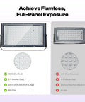 Comparison of 50W and 30W LED exposure lights for Two Pack 50W LED UV Exposure Light For Screen Printing And Cyanotypes with details.