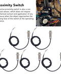 Inductive Proximity Switch Kit With 10mm Sensing Distance 2 Wire Normally Open IP65 Proximity Sensor For AC DC 0 To 250V 150Hz 400mA Output Rock Solid ABS And Aluminum Alloy Housing Easy Mount installed on 3D printer