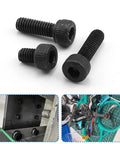580 Piece Metric Screw Kit Pro Grade With M2 M3 M4 M5 Button Head Screws in 12.9 Carbon Steel for DIY Projects displayed