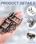 Buy This 95mm Pitch ANSI #35 Roller Chain Master Link Set With Heavy Duty Manganese Steel For Tough Job Site Repairs And Smooth Bike Fixes That Rock, shown in hand.
