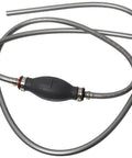 Universal Outboard Fuel Line Kit with 7 Foot 3 Eighth Inch Hose UV Resistant EPA CARB Compliant Primer Bulb, connectors visible