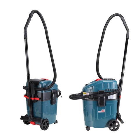 Auto Clean Dust Extractor With Dual Cyclone Pre Separation System, Pro Grade Industrial Vacuum For Woodworking And Sanding, 9 Gallon
