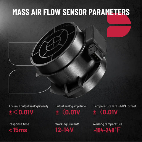 Mass Air Flow Sensor MAF for BMW 330Ci 2001 2003 And 330xi 2001-2005 - Plug And Play MAF Meter Replacement For Fuel Efficiency