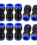 Push In Pneumatic Fittings Plastic Connectors For Air And Water Hose Tubes 4mm 6mm 8mm 10mm 12mm 14mm 16mm Straight Quick Connectors