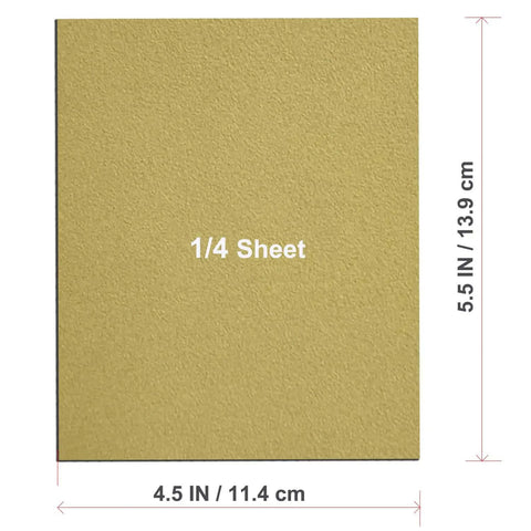 Workhorse 52 Sheet Aluminum Oxide Sandpaper Variety Pack Quarter Sheet Sandpaper For Wood And Metal Wet Dry Sanding 4.5x5.5 Inch