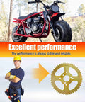 Mini bike and 50T High Speed Rear 3 Hole Sprocket For Mini Bikes Fits 40 41 420 Chain Compatible With Coleman B200R B200 B200RSV