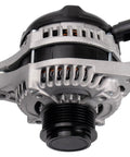 Direct Fit Premium Alternator With Plug And Play Install And Sweet Electrical Output OEM Replacement 11775 viewed from side with 12V 130A unit design.