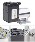 12V DC Mini Vacuum Pump Featuring Dead Quiet Diaphragm Design and Integrated Suction Holder for Aquariums, Coffee Makers and Smart Home Automation Projects