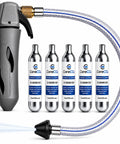 Knock The Gunk Right Out Of Your AC System With This Tough CO2 Drain Gun Packing A Flexible Hose And Five Punchy Cartridges.