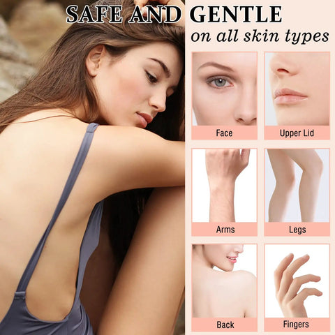 Womens Facial Hair Remover Epilator And Trimmer for lip cheek arm and ear hairs suitable for face upper lid arms legs back fingers