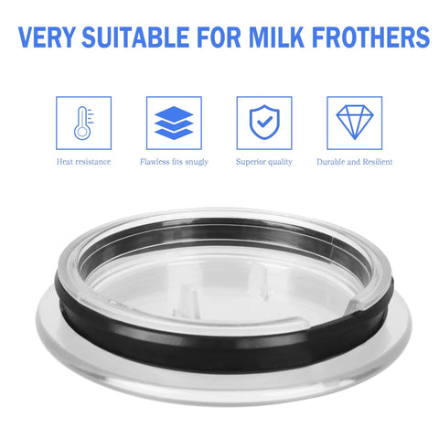 Milk Frother Lid Seal Replacement For Aeroccino 3 And 3R 3593 And 3594 Models Leak Proof OEM Grade Fit Easy Install Frother