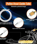Quick Draw 12V Fuel Transfer Pump 85 GPH Electric Gasoline Diesel Siphon Kit with pulley head guide tube design.
