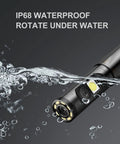 9mm Dual Camera Industrial Borescope With 4.5 Inch HD Display And IP68 Waterproof Build featuring underwater capability and LED lights.