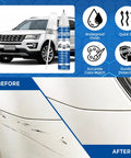 Ford Compatible White Touch Up Paint For F 150 Explorer And Escape 2 In 1 Scratch Repair Pen Color Accurate Oxford White YZ Z1 M6887 Quick Dry Long Lasting with before and after vehicle scratch repair