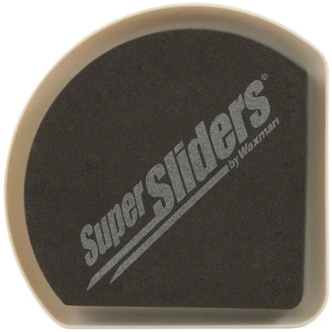 5 Inch Corner Furniture Sliders For Carpet Set Of 4 Beige Anti Slip Moving Pads showing beige corner and black surface