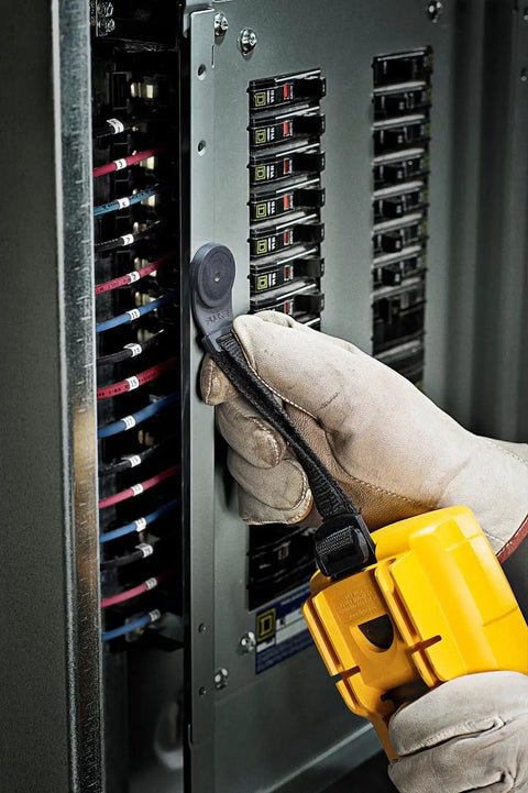 Meter Hanging Kit For Fluke Multimeters Like 50 II 70 III 80 IV And 180 Series Easy Hanger System in use on control panel.
