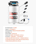 Pro Grade 9.5 Liter Fluid Extractor Pump With Pneumatic Manual Switch And Iron Clad No Drip Seal For Swift Oil Swaps On Cars Trucks Boats Lawnmowers Features Extra Long 59 Inch Hose And Three 47 Inch Extension Tubes with clear view of accessories.