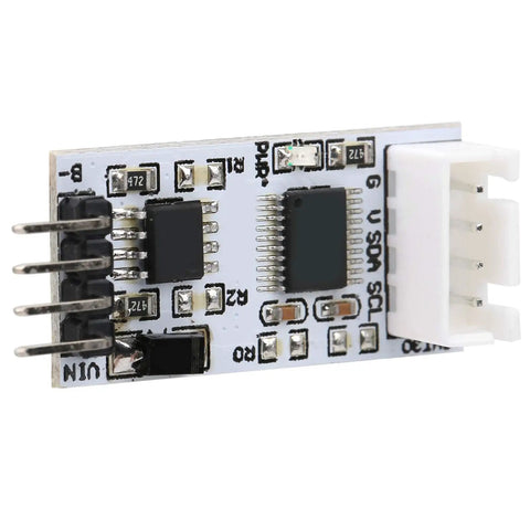 RS485 Temperature And Humidity Sensor Module With 12V Power For Industrial Monitoring, Compact Bus Module With Easy Wiring And Stable Signal, Perfect For Real Time Environmental Tracking In Electronics Projects close-up PCB with 4-pin connector