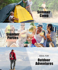 Roomy Three Season Sleeping Bag For Adults And Teens Lightweight Waterproof Cold Weather Camping Gear For Summer Camp