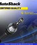 Close-up of a Front CV Axle Shaft Left And Right Replacement For 2015-2019 Hyundai Sonata And 2016-2020 Kia Optima 2 Piece Set Built Beefy And Durable With Corrosion Resistant Axles And Smooth Torque Transfer