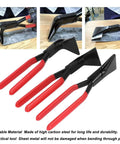 Pro Grade Metal Bending Pliers For Sheet Metal, High Carbon Steel Hand Seamer With 3 Jaw Sizes, 60mm Jaw Width close-up