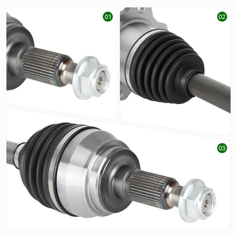 Heavy Duty Front Cv Axle Shaft Pair Drop In Ready No Sweat Swap Bolt On For 4wd Awd 6 Lug Chevy Silverado 1500 Tahoe Suburban