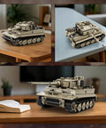 Tiger I Tank Building Block Set For Adults And Collectors, World of Tanks Licensed German WWII Tank Model at 1 to 28 Scale
