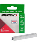Pro Grade JT21 Thin Wire Staples For Staple Guns And Staplers, 1000 pack, fine wire, 3/8 inch size for upholstery and crafts.