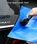 Two Inch Foam Seam Roller For Vinyl Wrap On Uneven Textured Surfaces And Car Wrapping Rivet Roller Tool application on car