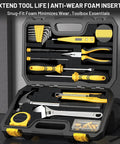 Dual Thickness Foam Insert Kit With Pick And Pluck Layers For Tool Drawers And Game Cases 4 Piece Set Including Two 12x12x2 Inches Sheets And Two 12x12x0.4 Inches Sheets For Customizable Protective Organizers, black foam insert in toolbox case