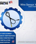 Precision 10K Ohm NTC Thermistor Temperature Wire Sensor For PC Water Cooling showing black wire with yellow tip, designed for accurate temperature measurements.