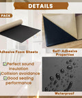 Sticky Back Neoprene Foam Sheet With Adhesive Backing One Eighth Inch Thick Twelve By Twenty Four Inches For DIY Projects Gaskets
