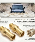 Two Pack Brass Sunroof Drain Repair Kit For L405 And L494 Models Direct Replacement For Plastic Connectors Leak Proof Sunroof Fix With Easy Install Auto Tools