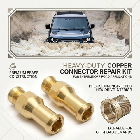 Two Pack Brass Sunroof Drain Repair Kit For L405 And L494 Models Direct Replacement For Plastic Connectors Leak Proof Sunroof Fix With Easy Install Auto Tools