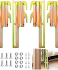 Set Of 4 Bed Frame Conversion Brackets Swaps Bolt On Rig To Hook On Fit With Absolutely Zero Hiccups Universal Headboard Mounting Clamps for wood frames with screws.