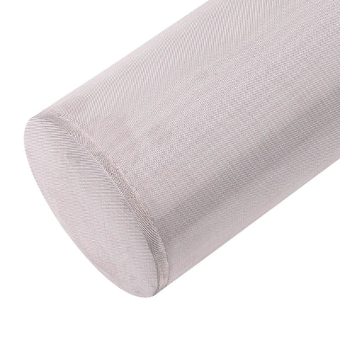 Side view of stainless steel inline filter screen cylinder, 30-mesh SS304 for 1.5/2 in tri-clamp