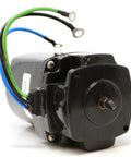 12V RV Slide Out Hydraulic Power Motor Replacement For Kwikee Lippert 386004 Dewald DN11027, black aluminum, close-up view