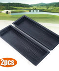 Two Pack Wood Grain Stepping Stone Molds For Concrete Garden Pathways Diy Patio Lawn Paving Kit With Wood Board Look Paver Molds