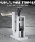 Drill Powered Wire Stripper Machine With Adjustable Feed Hole For Scrap Copper Wire 0.06 To 0.09 Inch Portable Tool