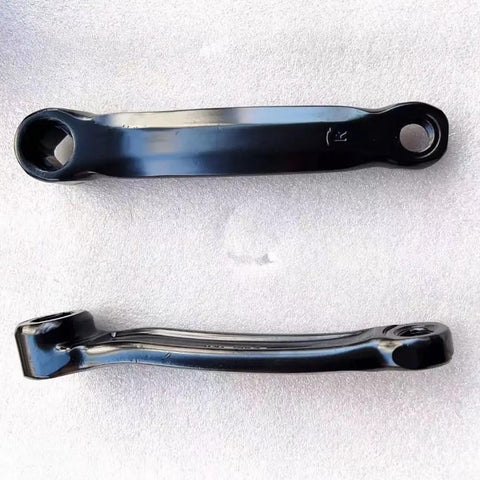 Left And Right Crank Set For Upright Stationary Bikes With 16x16mm Square Spindle Holes For Secure Alignment And High Torque Transfer