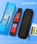Live Fiber Optic Identifier With OPM And 5-In-1 Function For RJ45 Network Testing shown with packaging and carrying case